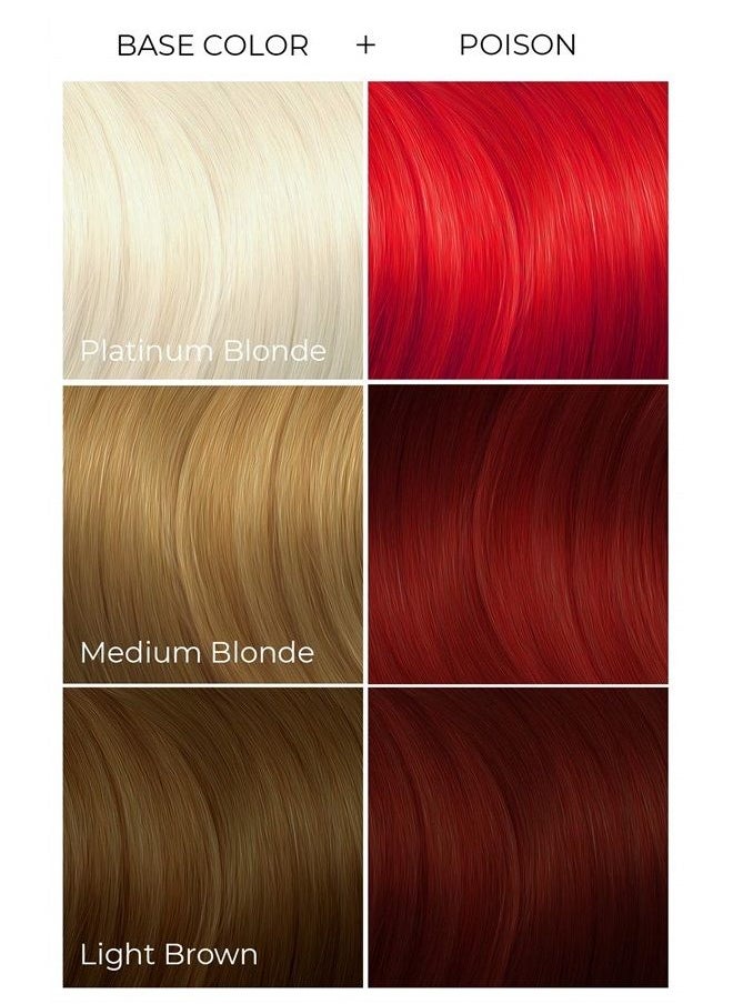 ARCTIC FOX - Vegan and Cruelty-Free Semi-Permanent Hair Color Dye (8 Fl Oz, POISON) - Image 1