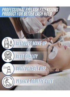 Stacy Lash Eyelash Extension Primer/Cleanser (1.35fl.oz/40ml) Stacy Lash/Protein Oil Remover/Increase Adhesive Bonding Power Retention/Pretreatment for Individual Semi Permanent Extensions Glue Supplies  - Image 4