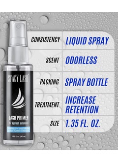 Stacy Lash Eyelash Extension Primer/Cleanser (1.35fl.oz/40ml) Stacy Lash/Protein Oil Remover/Increase Adhesive Bonding Power Retention/Pretreatment for Individual Semi Permanent Extensions Glue Supplies  - Image 5