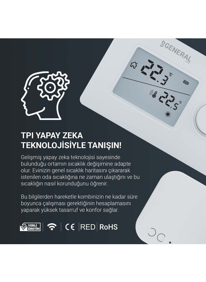 General HT250 Rf Wireless Digital Room Thermostat  - Image 4