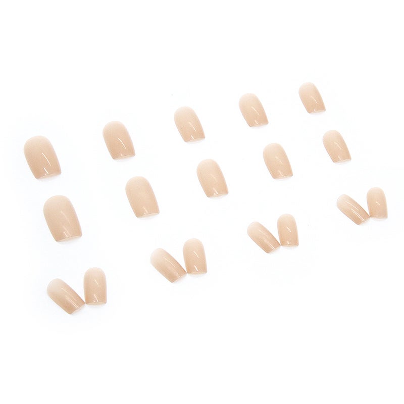 طقم أظافر صناعية قابلة لإعادة الاستخدام بتصميم نيود مربع - موديل CF015 - Image 5