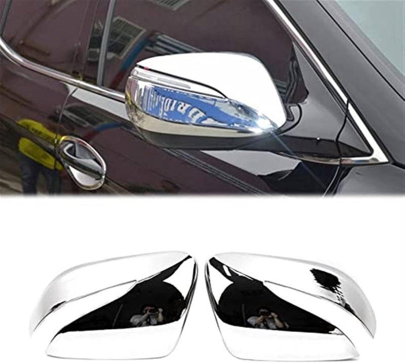 Wivplex Chrome Side Mirror Covers for Hyundai Santa Fe Sport
