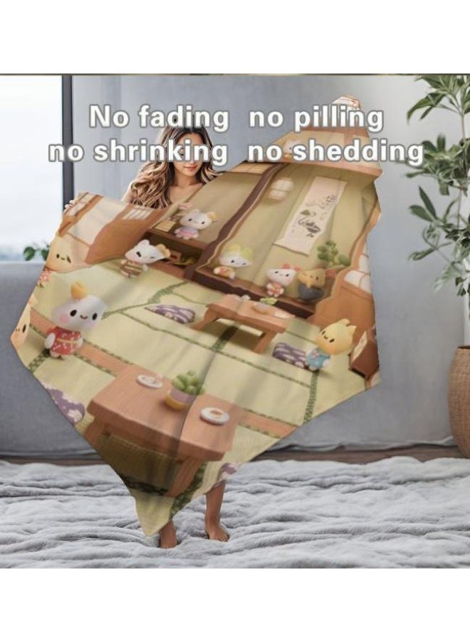 general Baby and children's cartoon flannel thin blanket (warm and comfortable, suitable for sleep, game use) 70cm*100cm - Image 4