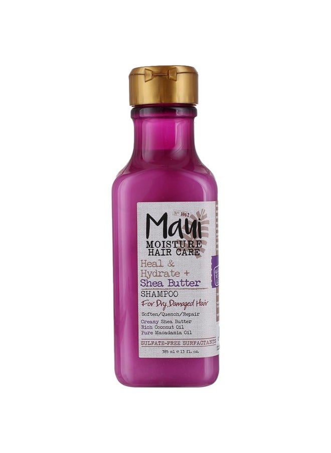 MAUI MOISTURE Shampoo Shea Butter 13 Ounce (Heal & Hydrate) (385Ml) (Pack Of 2)  - Image 1