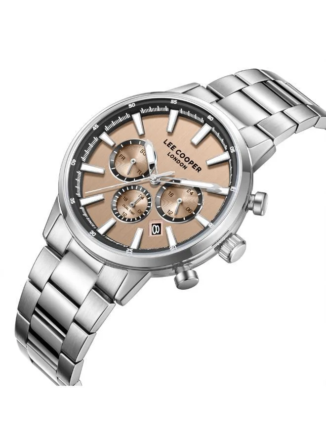 Lee Cooper  Men's Metal MULTIFUNCTION Watch LC08382.301 - 21 mm for Men | Best Price UAE