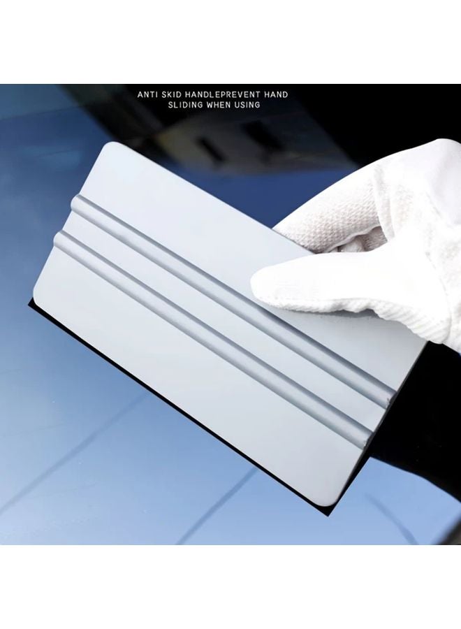 Large Square Vinyl Scraper Random Color Anti Skid Handheld 5mil Thick Plastic Film Wallpaper Applicator - Image 2