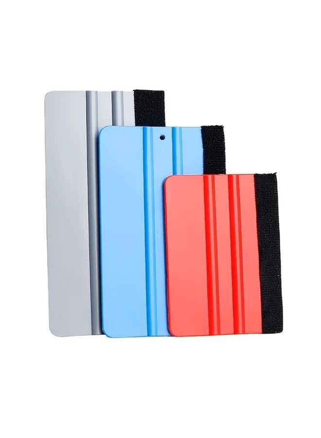 Large Square Vinyl Scraper Random Color Anti Skid Handheld 5mil Thick Plastic Film Wallpaper Applicator - Image 5