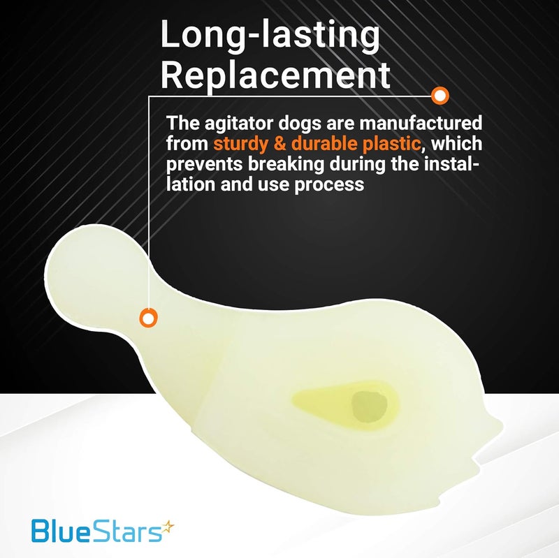 BlueStars 4 Packs 80040 Washer Agitator Dogs - Heavy Duty - Compatible with Whirlpool & Kenmore Washers - Replaces 285612 285770 3366877 387091 80040VP - Image 5