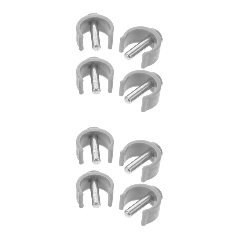 8 pcs Replacement Crutches Handle Clamp Buckle Climbing Stick Pole Clips For Walker Crutches And Cane Accessories Climbing Stick Pole Clamps - Image 1