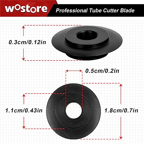Wostore 20pcs Tube Cutter Spare Wheel Blade Replacement Blades for Pipe Copper Tubing Cutting Tool - Image 2