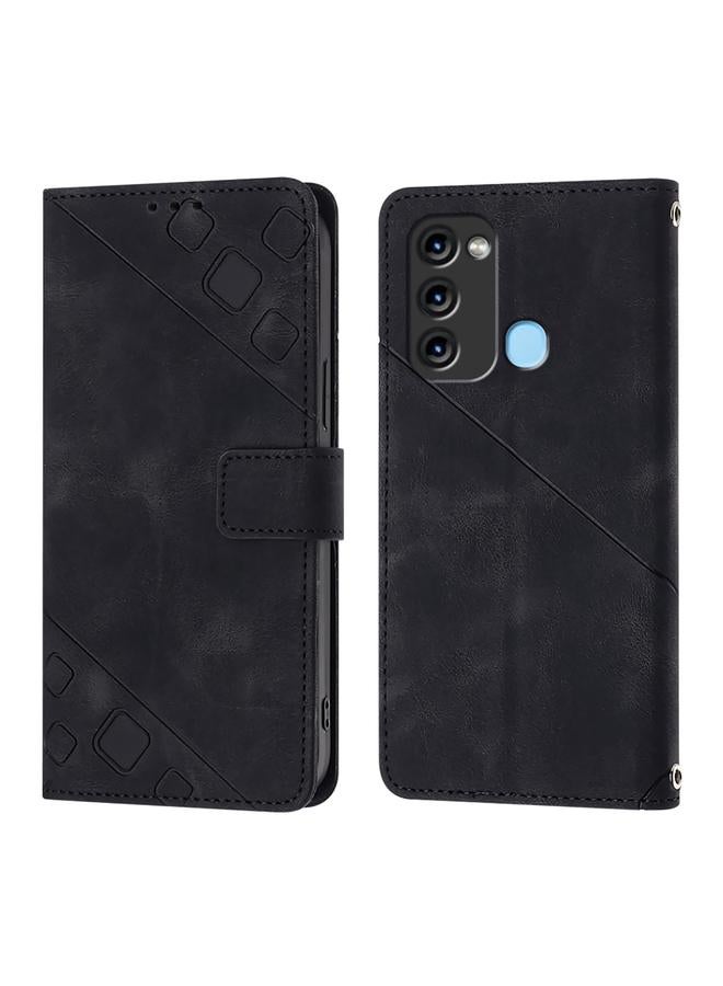 اس-توب جراب لهاتف Itel S17 / Vision 3 مصنوع من الجلد المنقوش - Image 2