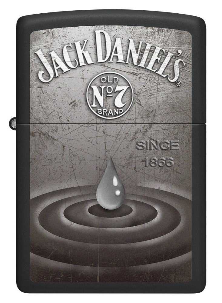Zippo Ci017470 218 Jack Daniels Black Matte Windproof Lighter - Image 2
