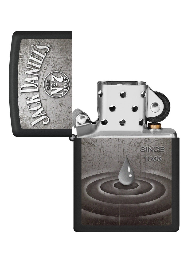 Zippo Ci017470 218 Jack Daniels Black Matte Windproof Lighter - Image 4