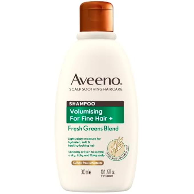 Aveeno شامبو مهدئ لفروة الرأس بالنعناع والخيار وإكليل الجبل للشعر الناعم 300 مل - Image 2