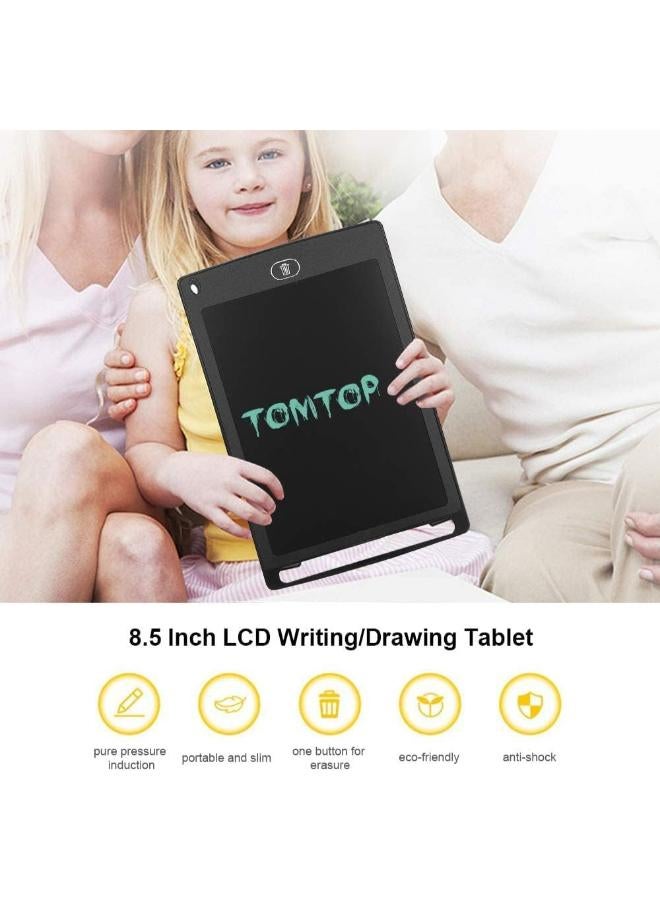 Zain 8.5 Inch LCD Drawing Tablet Portable Digital Pad Writing Notepad Electronic Graphic Board Notes Reminder with Stylus Pen (White) - Image 2