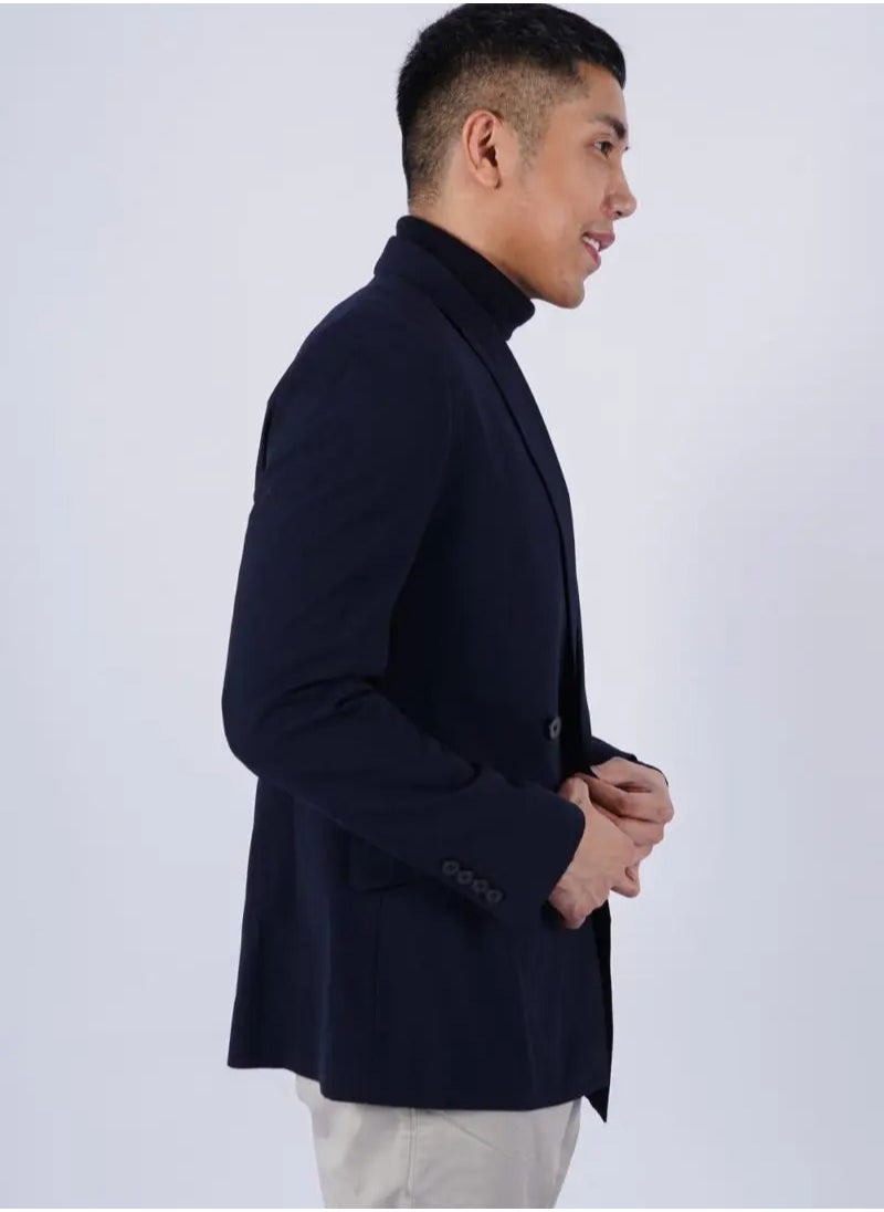 SELECTED - Men’s Summer Suit Blazer Wool Mix – Electric Blue - Image 1