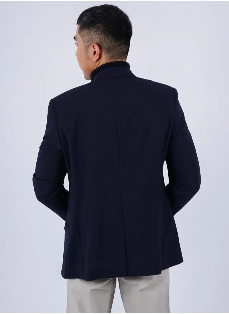 SELECTED - Men’s Summer Suit Blazer Wool Mix – Electric Blue - Image 1