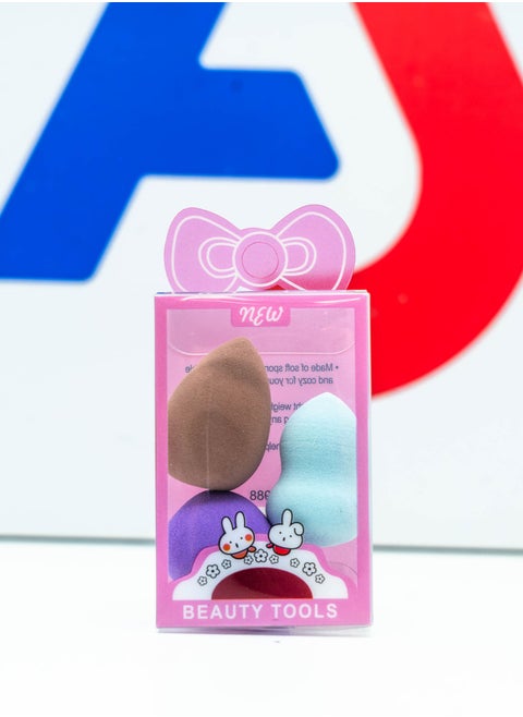 Beauty Blender Mini For Highlighting And Contouring - 3 Pcs