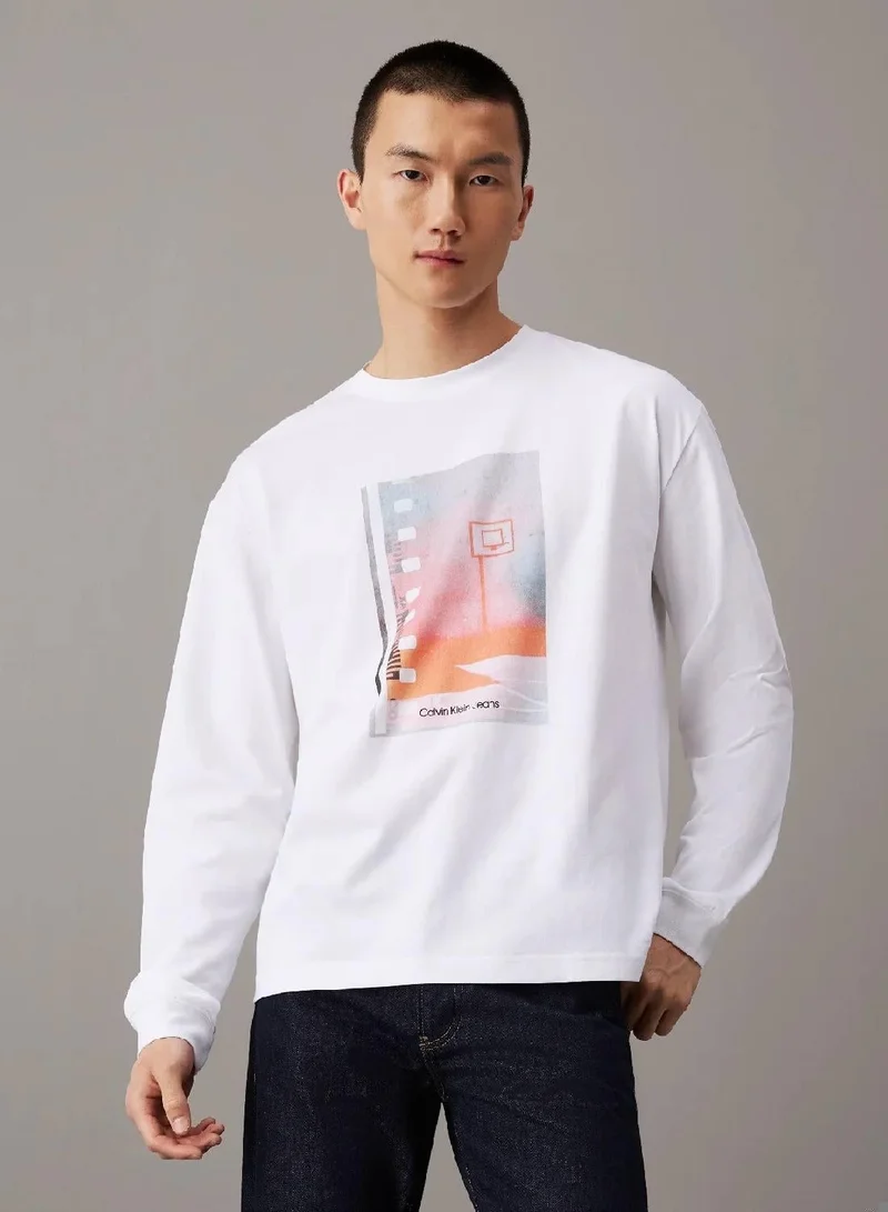 Graphic Print Long Sleeve T-shirt