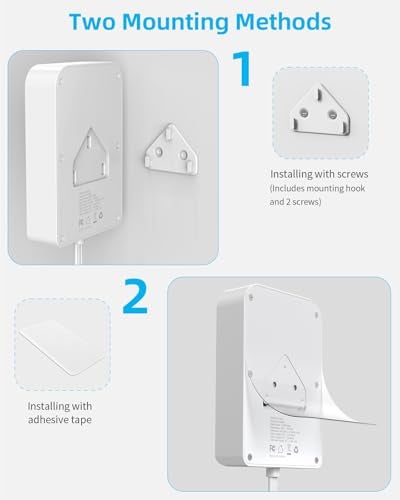 PAEWOK Surge Protector Power Strip, Flat Plug Extension Cord with Multiple Outlets, 6 AC, 4 USB (2 USB C), 5FT Outlet Extender Stick, Home Office Dorm Room Essentials, White - Image 3