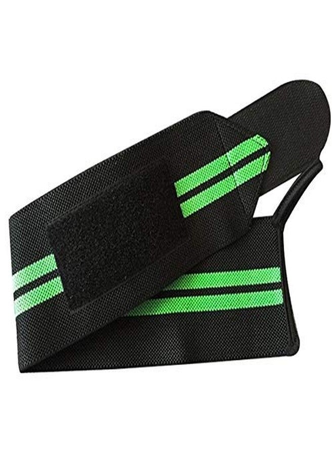 GymWar سوار دعم المعصم من جيم وار مع حزام حلقة الإبهام للرجال والنساء (أخضر) - Image 5