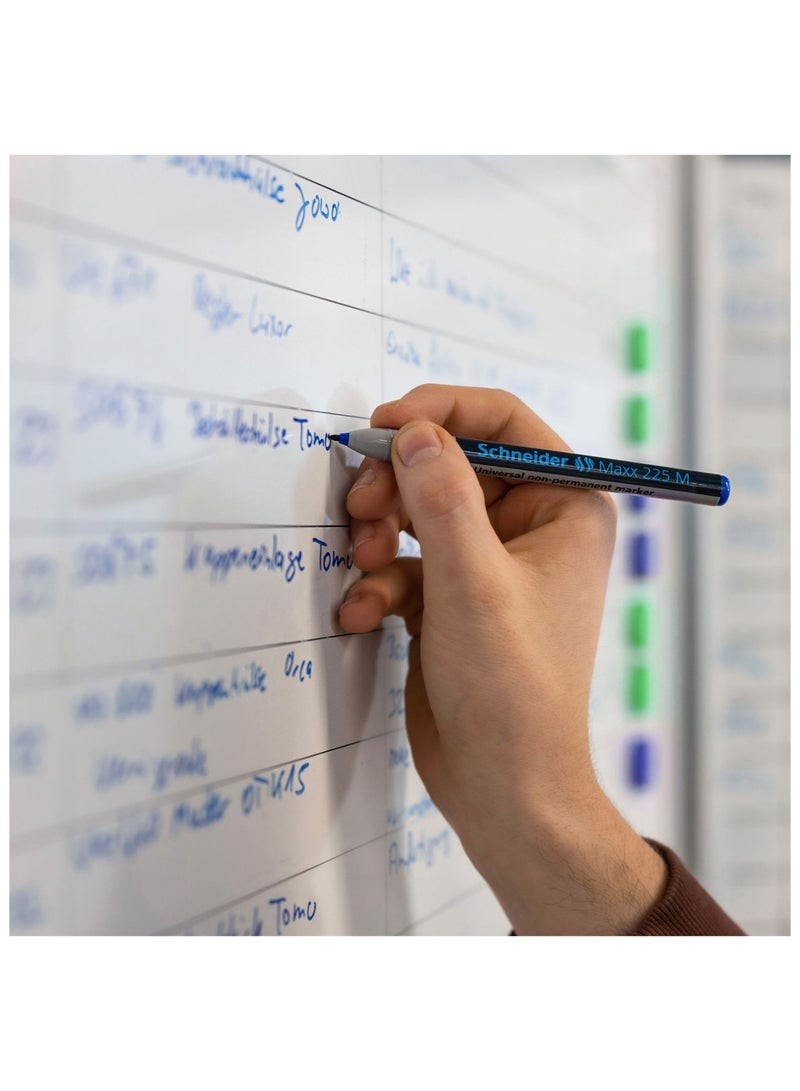 Schneider 4-Piece Maxx 225M Universal Non-Permanent Marker 1.0mm Round Tip Multicolour - Image 5