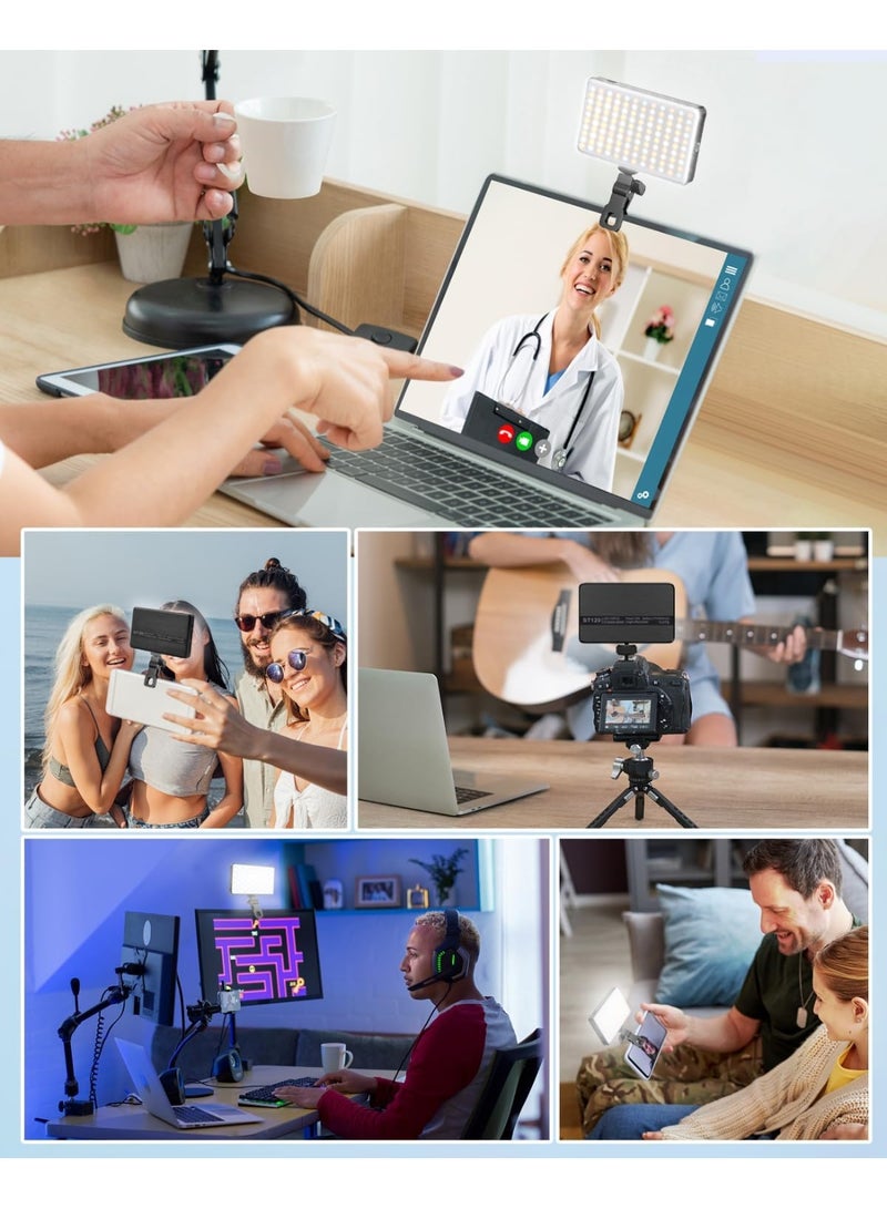 120 LED Rechargeable Selfie Light – 3 Lighting Modes, 5000mAh Battery, Clip-On Portable Video Light for iPhone, iPad, Laptop, Camera  - Image 4