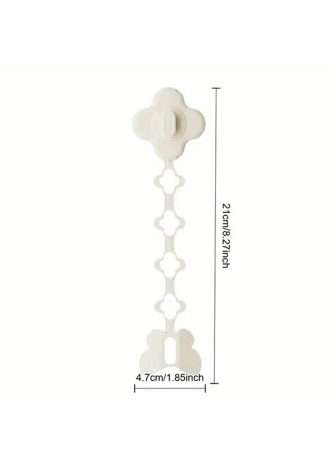 5pcs White Cable Organizer Kitchen Storage Wire Holder Power Cord Winder - Image 5