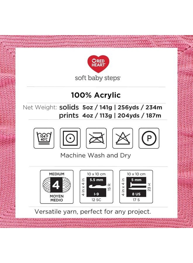 RED HEART Soft Baby Steps Yarn, Lavender - Image 3