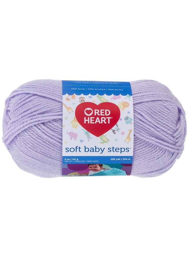 RED HEART Soft Baby Steps Yarn, Lavender - Image 1
