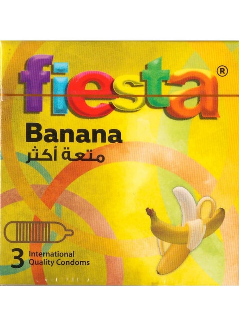 فييستا الواقي الذكري فييستا الموز - مضلع ونكهة  3 قطع  - Image 1