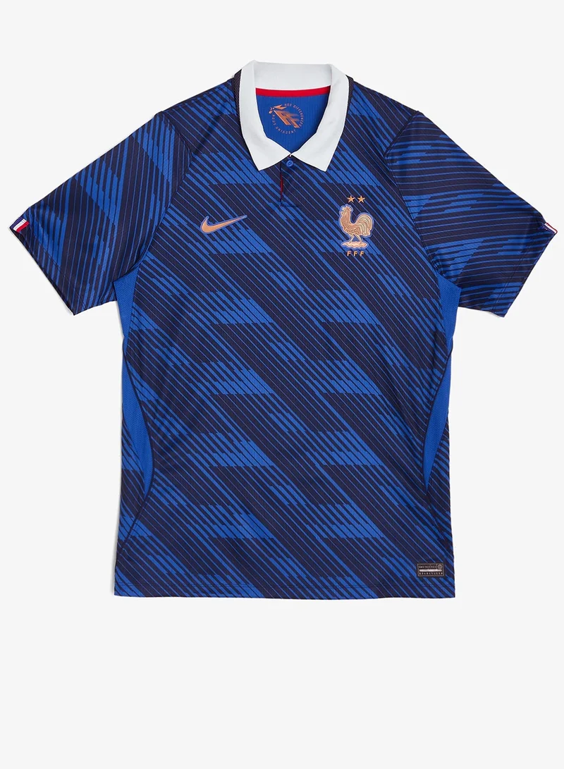 Nike GAME ROYAL/BLACKENED BLUE/WHITE/(METALLIC COPPER) (NO SPON-2 STARS) France 2026 Home Jersey  | Best Price UAE