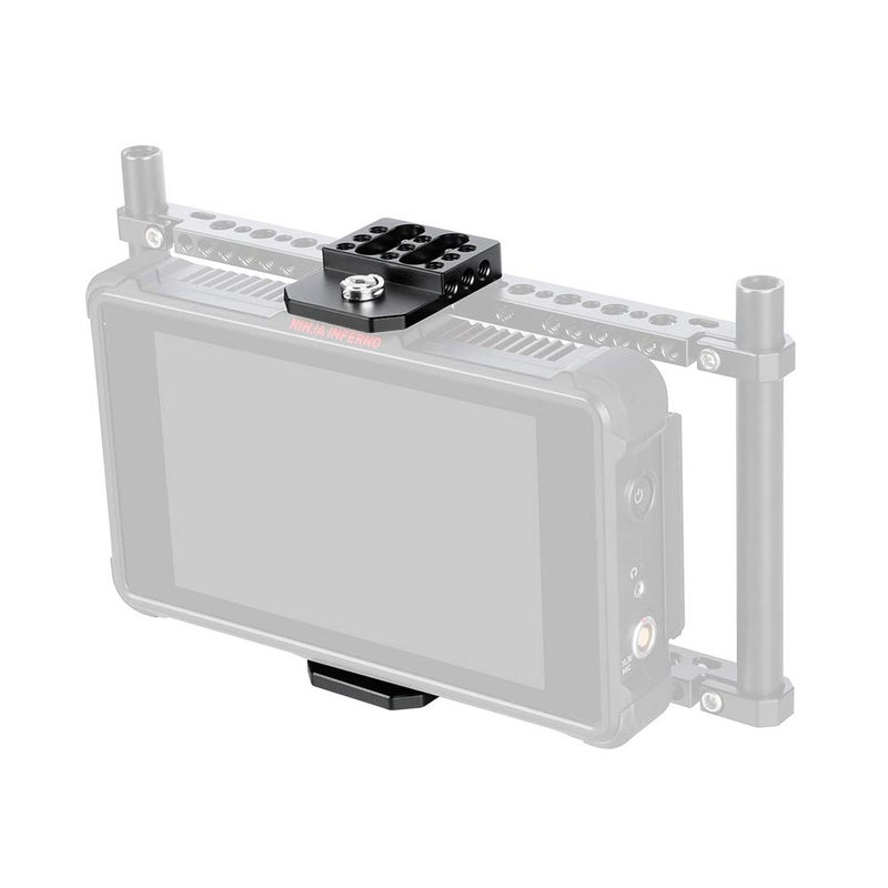 CAMVATE Versatile Top/Bottom Plate with Multiple 1/4"-20 Threads for Director's Monitor Cage Rig(2 Pieces) - 2140 - Image 4