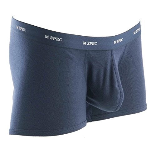MSPEC Lowrise Boxer Briefs 3D-Crotch Breathable/Comfortable MS-10 Navy Blue XXL - Image 2