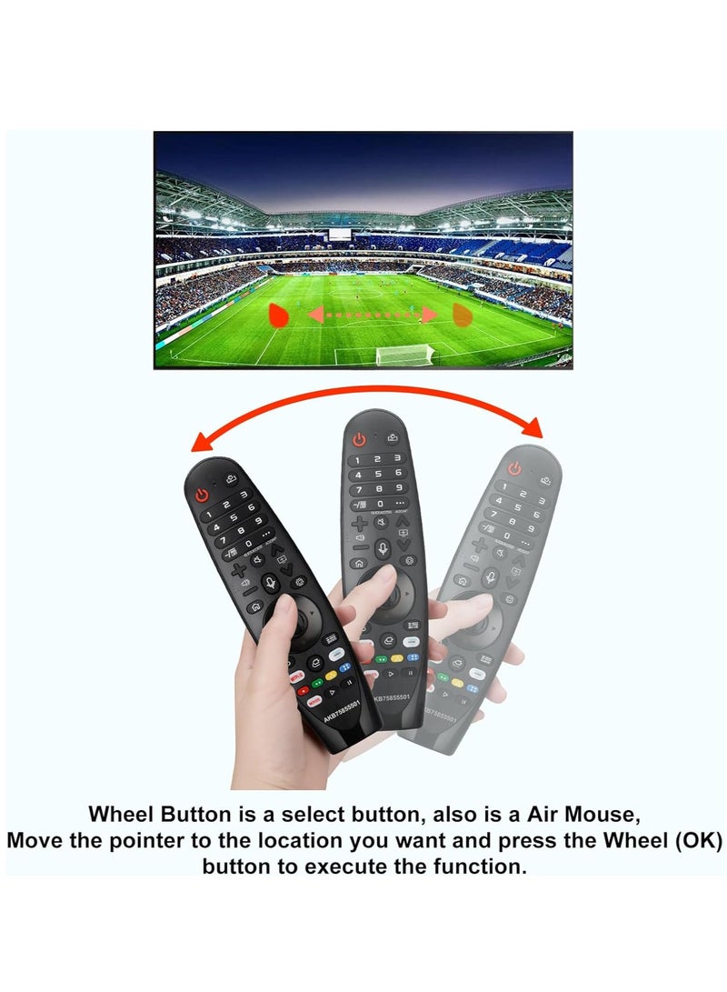 ELTRAZONE "Magic Voice Remote for LG Smart TV – Replacement Magic Remote Control AN-MR20GA, AN-MR19BA, AN-MR18BA with Pointer and Voice Function" - Image 5
