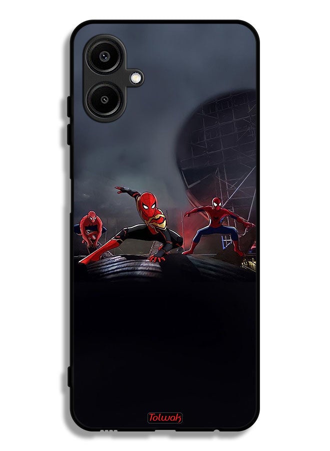 Tolwak Samsung Galaxy F06 5G Protective Case Cover Three Spiders - Image 1
