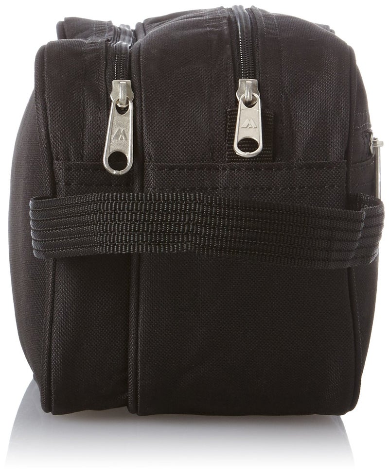Everest 578W Dual Compartment Toiletry Bag, Black, One Size - Image 3