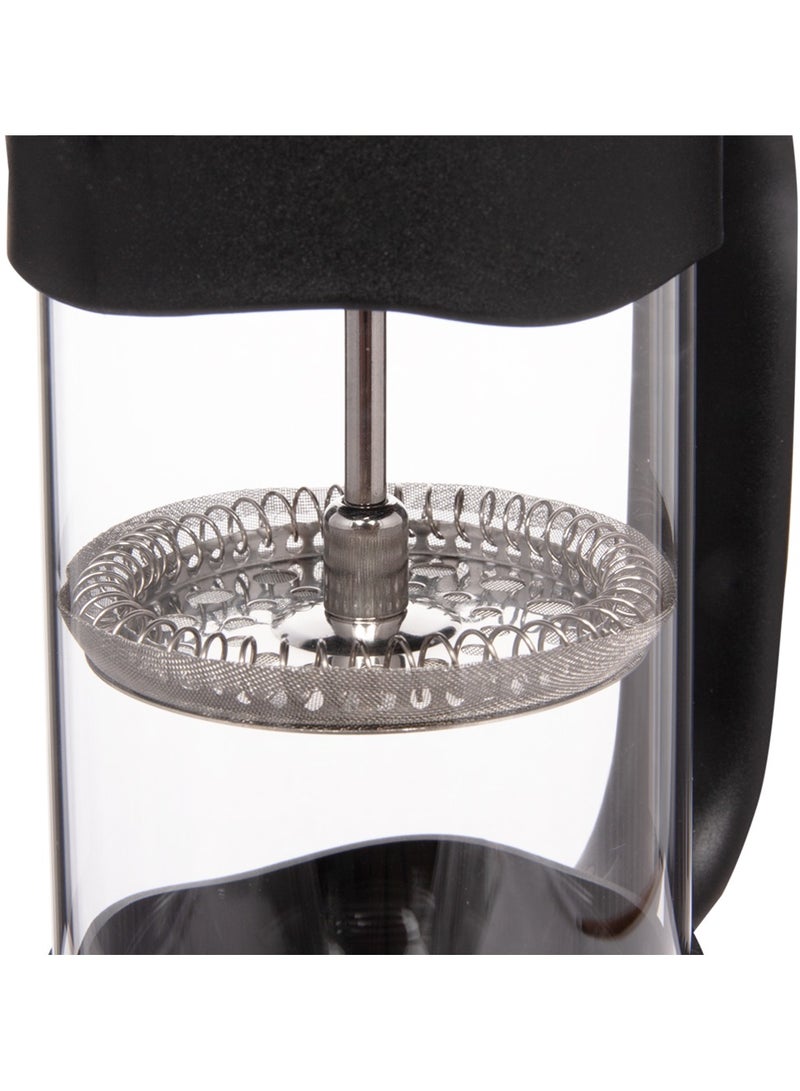 Biggcoffee French Press 350 ML Coffee Maker, 2 Cup Coffee Maker, Stainless Steel Lid Coffee Maker, Heat Resistant, Borosilicate Glass, Coffee Pot - FY92 - Image 2