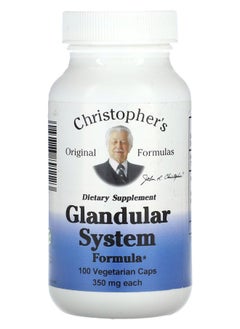 Christopher's Original Formulas Glandular System Formula 350 mg 100 Vegetarian Caps 