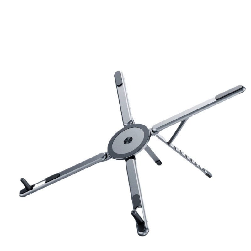 Aluminium Alloy Magnetic Mount Portable Folding Stand Multi-functional Universal Holder for Mobile Phones,Tablets and Laptops - Image 1