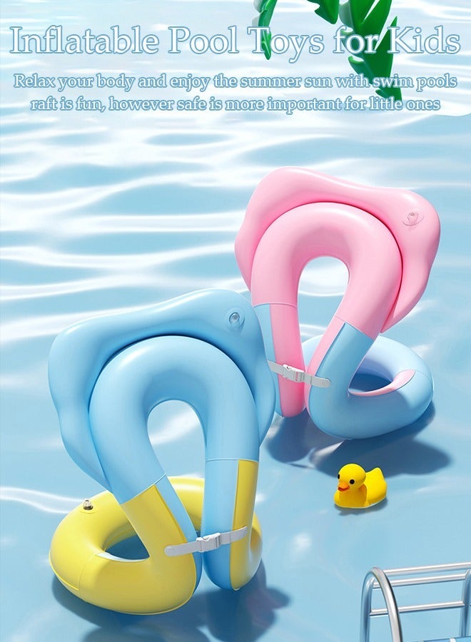 DUNISO Inflatable Swimming Ring for Kids, Inflatable Pool Float Rings, Small Inflatable Pool Swimming Rings for Kids Swimming Water Party - Image 5