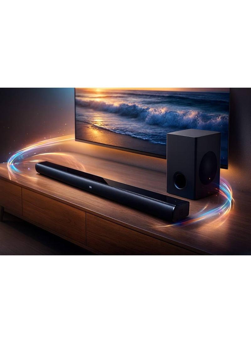 كونيكس مكبر صوت ساوند بار 2.1 مزود بتقنية توصيل يو اس بى ريموت كنترول - Image 3