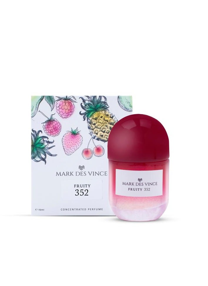 MARK DES VINCE - Mark Des Vince Concentrated Perfume Fruity 352 15ML For Men & Women - Image 1