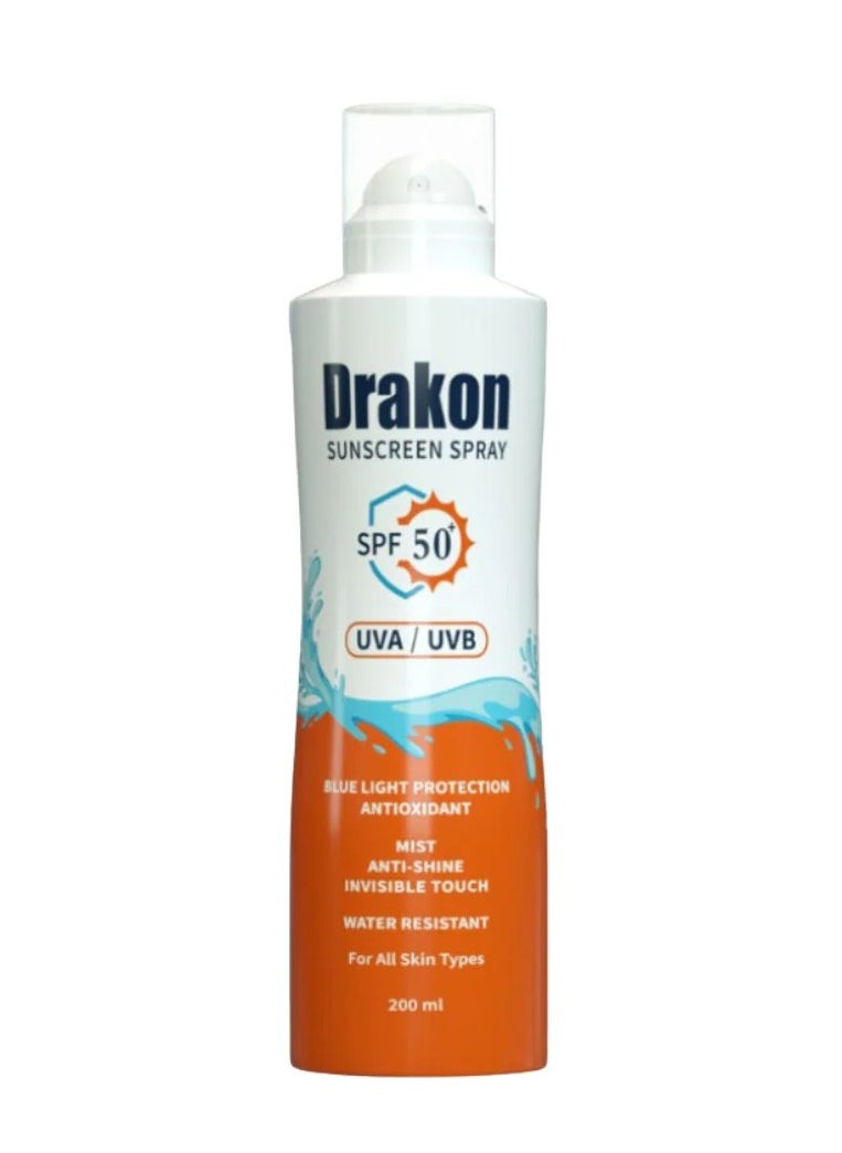 دراكون - دراكون اسبراي صن سكرين واقي شمس spf+50 - Image 1