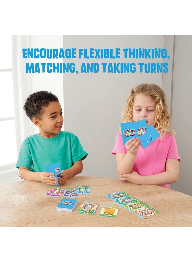 PlayMonster NeighborHoodies Kids Card Game - Easy and Fun Preschool Play Activity Critical Thinking and Counting Learning Game with Cute Animals for Kids Ages 5-7 - Image 3