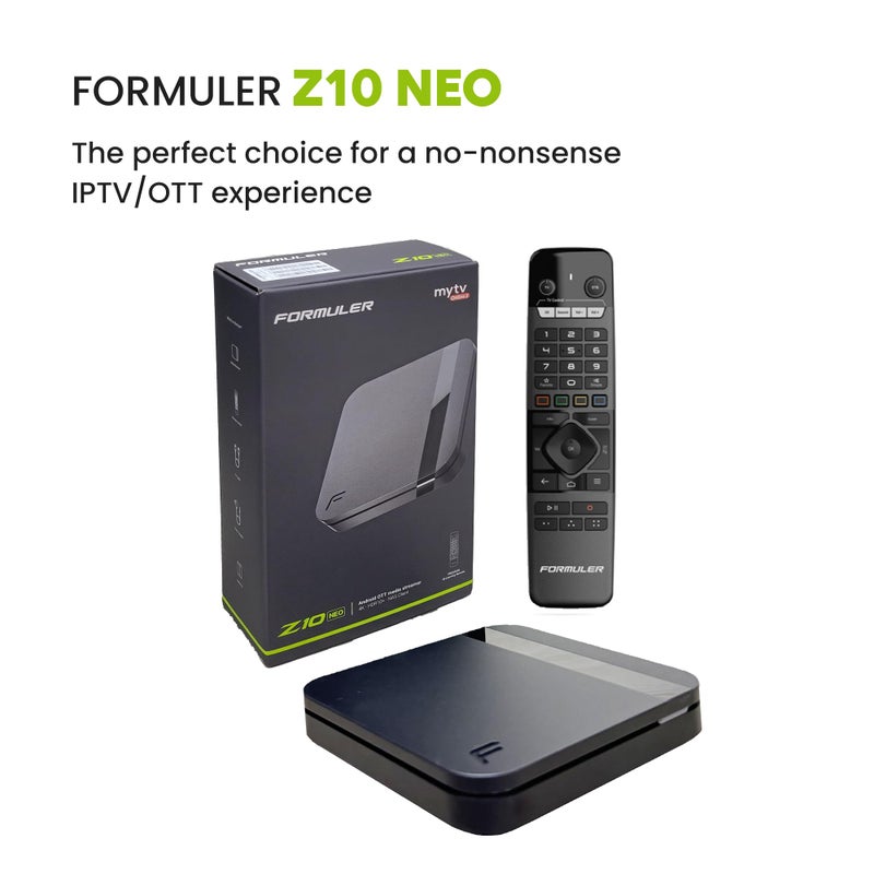 Formuler Z10 NEO Android 10 Single Band Wi-Fi 2GB Ram 4GB ROM 4K HDR10+ | Bonus Backlit Air Mouse & Keyboard | Bonus HDMI Cable - Image 2