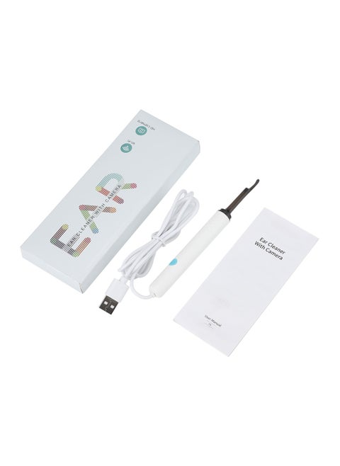 Ear Cleaning Tool With Endoscope Camera Earwax Removal Helper Connect To The Camera Via Wi-Fi On Your Mobile Device Earwax Purifier And Remover Black Color