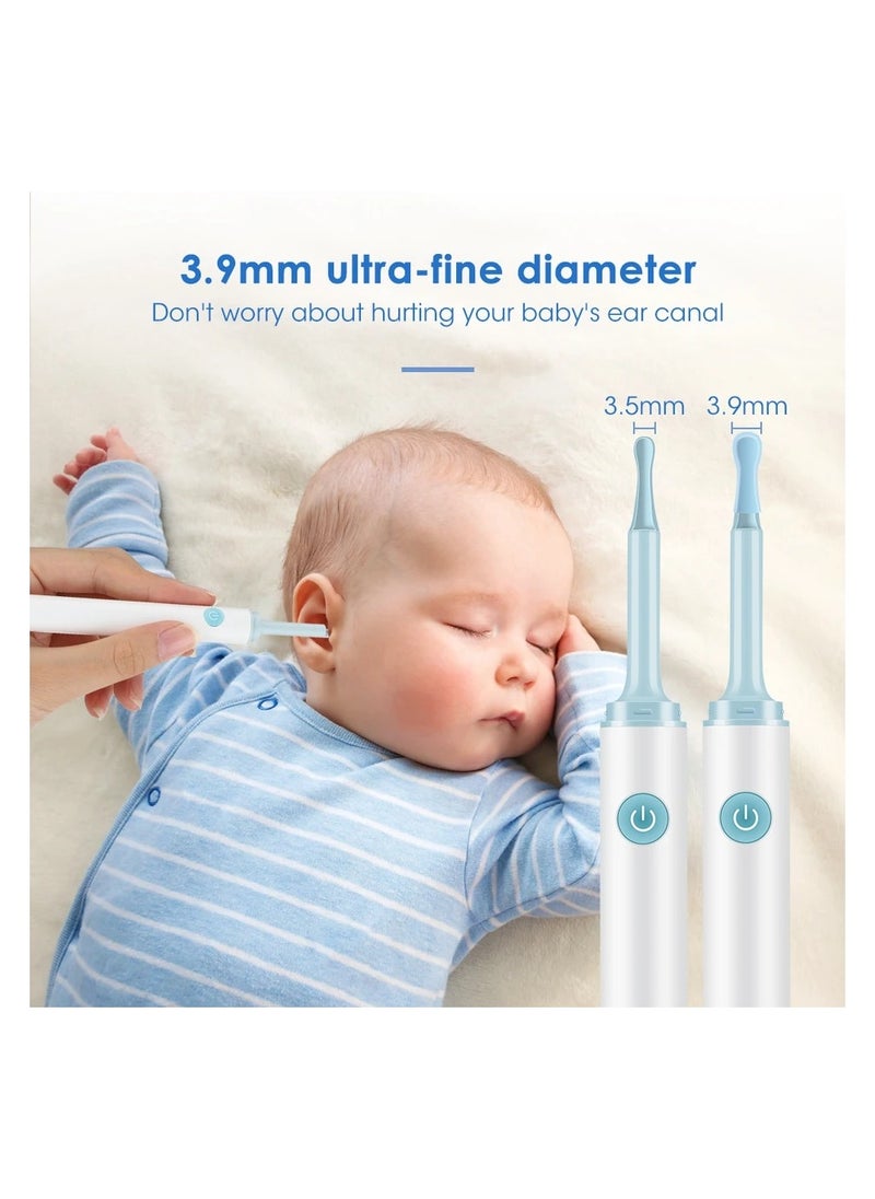 Ear Cleaning Tool With Endoscope Camera Earwax Removal Helper Connect To The Camera Via Wi-Fi On Your Mobile Device Earwax Purifier And Remover Black Color