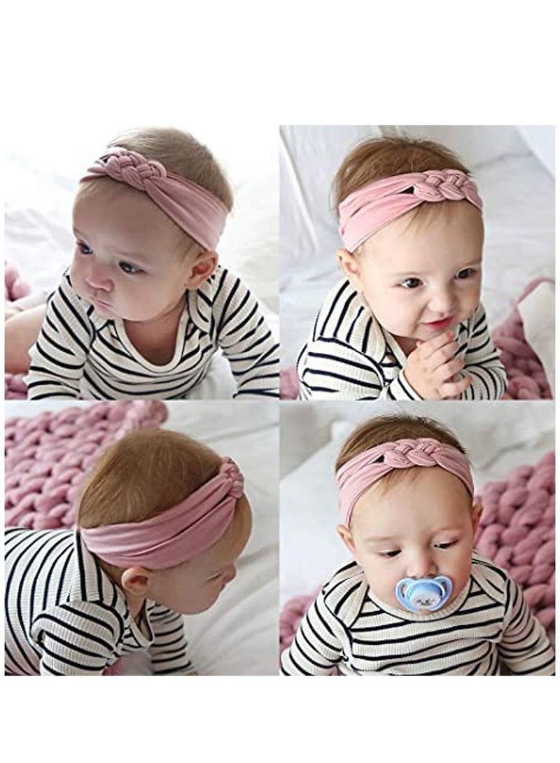 KASTWAVE 10PCS Baby Nylon Headbands Hairbands Hair Bow Elastics for Baby Girls Newborn Infant Toddlers Kids - Image 4