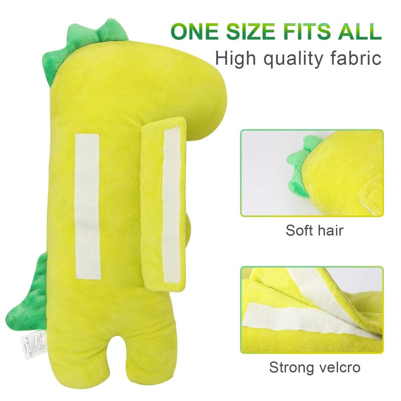 Farochy Car Pillow for Kids - Dinosaur Seat Belt Cover, Car Seat Belt Pillow Kids Car Seatbelt Covers, Vehicle Shoulder Pads, Seatbelt Cushion for Kids, Seat Strap Pillows Kids (Dinosaur) - Image 3